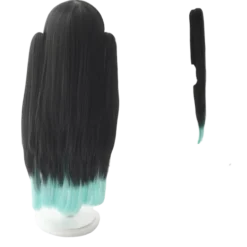 Cosplay Muichirou Perruque Pilier Du Brouillard -Tueur De Démons Environnant Cosplay Muichirou Tokitou Dmeon Slayer Perruque