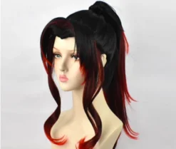 Cosplay Yoriichi Perruque Souffle Du Soleil -Tueur De Démons Environnant Cosplay Yoriichi Souffle du Soleil