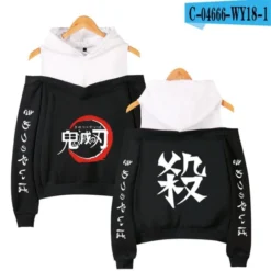 Sweat à Épaules Dénudées Demon Slayer Symbole Légendaire