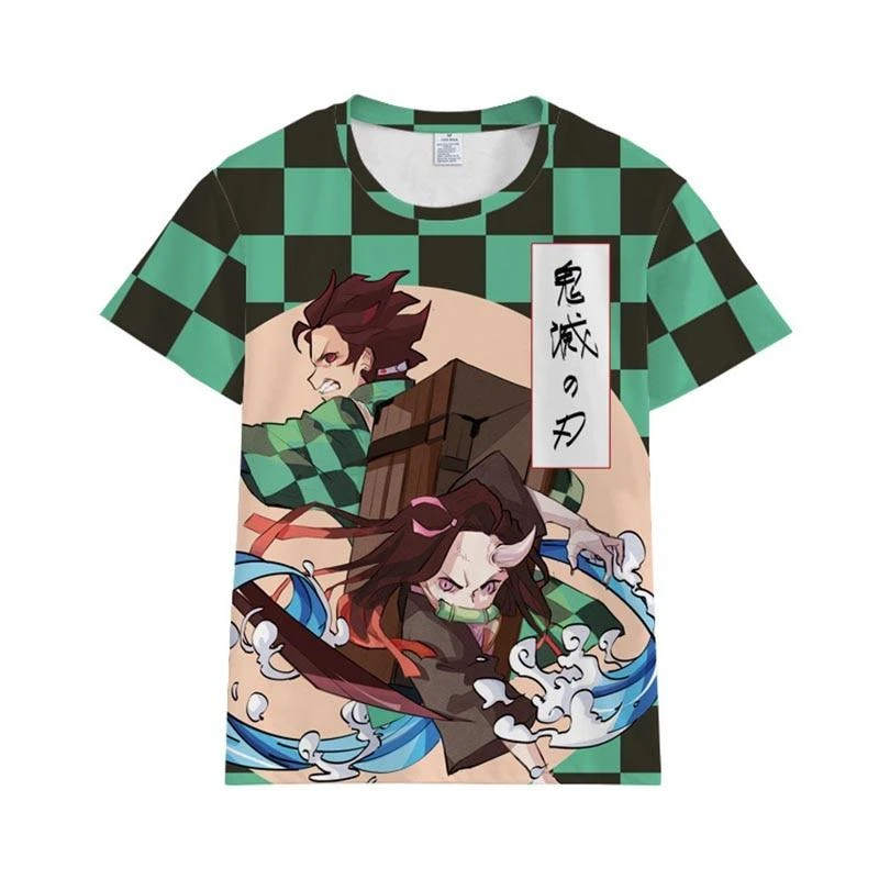 T-Shirt Demon Slayer Tanjiro & Nezuko Kamado Duo 1 T-Shirt Demon Slayer Tanjiro & Nezuko Kamado Duo