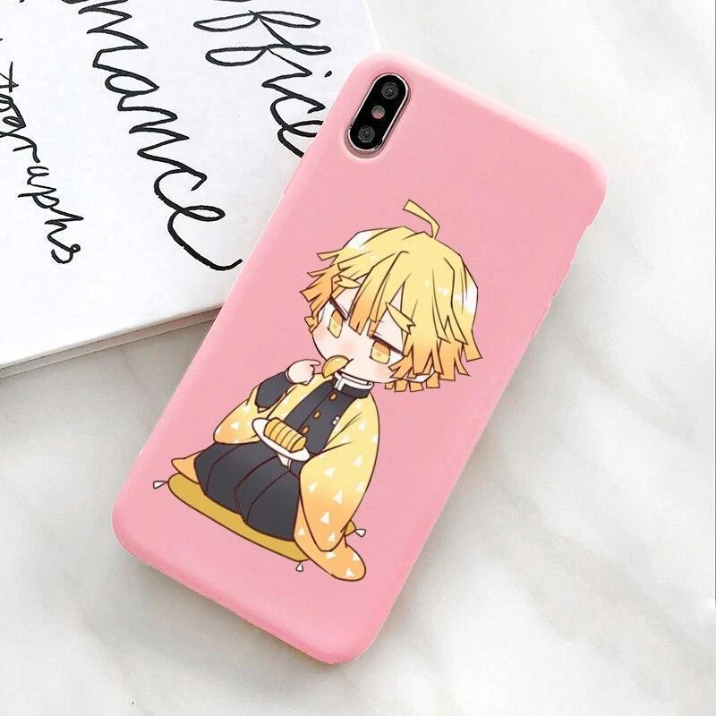 Coque Samsung Demon Slayer Mignon Zenitsu Mangeant 2 Coque Samsung Demon Slayer Mignon Zenitsu Mangeant – Image 2