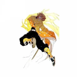 Stickers Demon Slayer Zenitsu -Tueur De Démons Environnant Hcb911842e72348178780172a72db8713r
