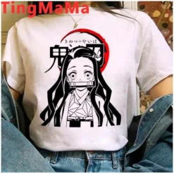 T-Shirt Demon Slayer Féminin Nezuko Choqué