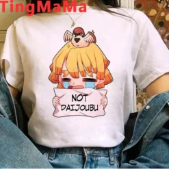 T-Shirt Demon Slayer Féminin Kimitsu Pleurant