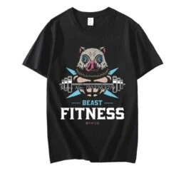 T-shirt Demon Slayer Inosuke Hashibira Fitness