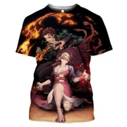 T-Shirt Demon Slayer Tanjiro Souffle Du Soleil