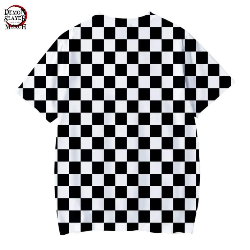 T-Shirt Demon Slayer Blanc Et Noir 2 T-Shirt Demon Slayer Blanc Et Noir – Image 2