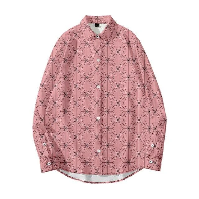 Chemise Demon Slayer Nezuko Manches Longues 1 Chemise Demon Slayer Nezuko Manches Longues