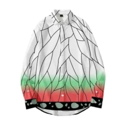 Chemise Demon Slayer Shinobu Manches Longues