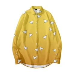 Chemise Demon Slayer Zenitsu Manches Longues