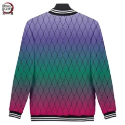 Veste Demon Slayer Baseball Butterfly Estate Kimetsu -Tueur De Démons Environnant demon slayer butterfly estate baseball jacket demon slayer merch 628