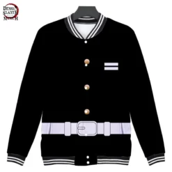 Veste Demon Slayer Baseball Corps -Tueur De Démons Environnant demon slayer corps baseball jacket demon slayer merch 867
