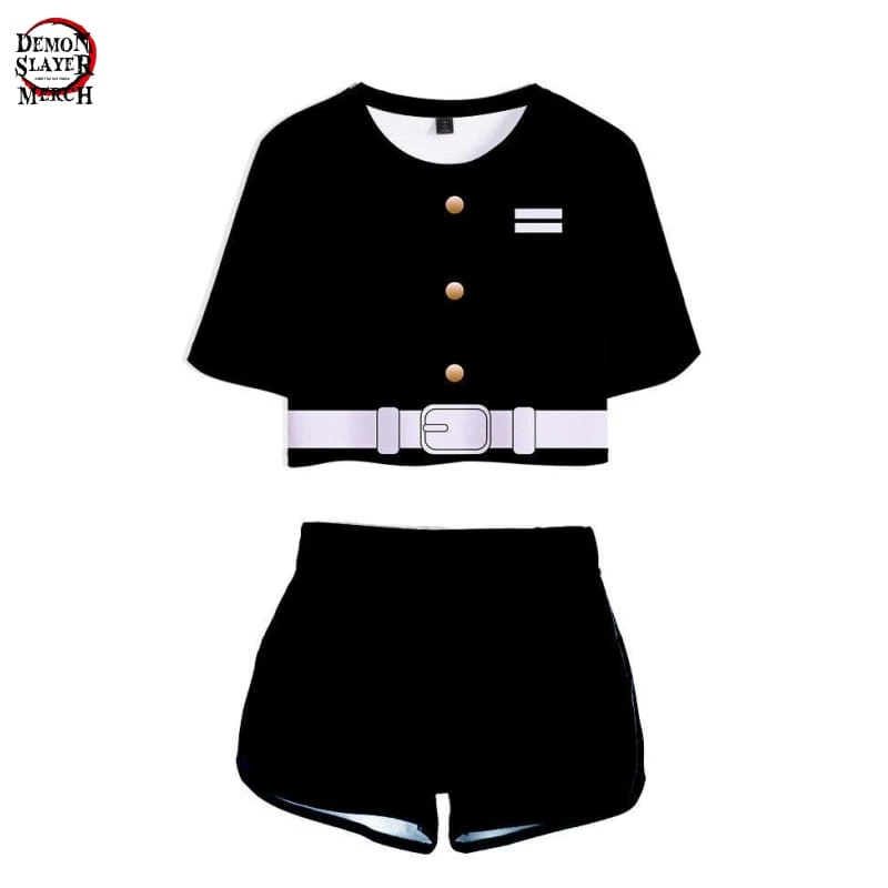 Crop Top Demon Slayer Demon Slayer Tenue De Corps 1 Crop Top Demon Slayer Demon Slayer Tenue De Corps