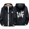 Veste Demon Slayer Destroy Kanji