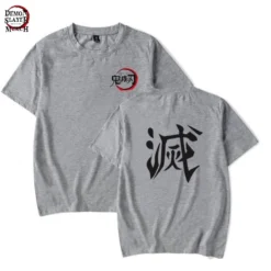 T-Shirt Demon Slayer Destroy Kanji -Tueur De Démons Environnant demon slayer destroy kanji shirt demon slayer merch 312