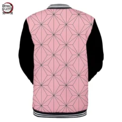 Veste Demon Slayer Baseball Nezuko Kamado -Tueur De Démons Environnant demon slayer nezuko kamado baseball jacket demon slayer merch 274