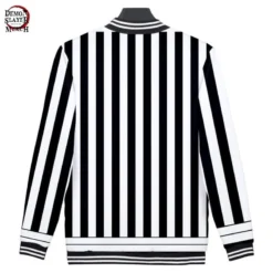 Veste Demon Slayer Baseball Obanai Iguro -Tueur De Démons Environnant demon slayer obanai iguro baseball jacket demon slayer merch 312
