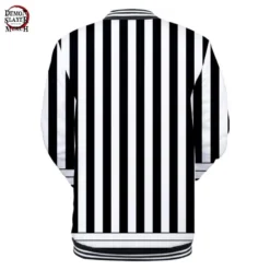Veste Demon Slayer Baseball Obanai Iguro -Tueur De Démons Environnant demon slayer obanai iguro baseball jacket demon slayer merch 907