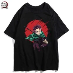 T-Shirt Demon Slayer Tanjiro Kamado Avec Sabre