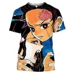 T-Shirt Demon Slayer Nezuko Tanjiro Kimetsu No Yaiba Merch
