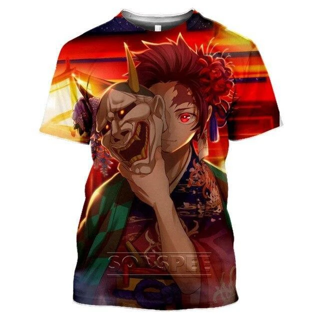 T-Shirt Demon Slayer Tanjiro Kimetsu 1 T-Shirt Demon Slayer Tanjiro Kimetsu