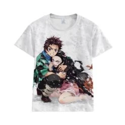 T-Shirt Demon Slayer Tanjiro & Nezuko Appeurés