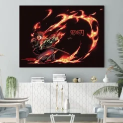 Puzzle Demon Slayer Souffle Du Feu -Tueur De Démons Environnant fire breathing puzzle 550245 600x600 1