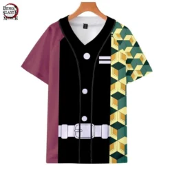 Maillot De Baseball Demon Slayer Giyuu Tomioka