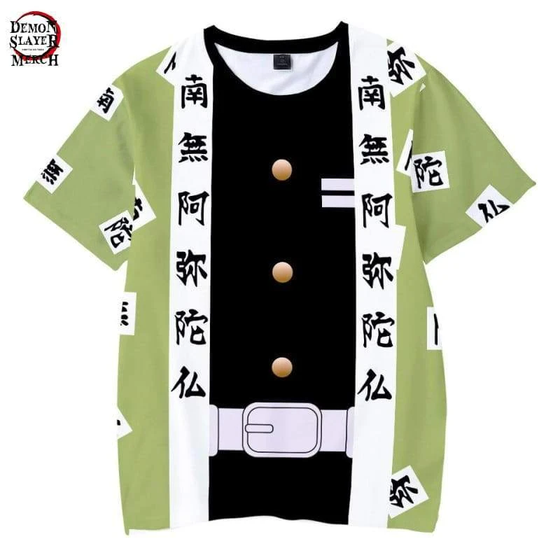 Chemise Demon Slayer Gyomei Himejima 1 Chemise Demon Slayer Gyomei Himejima