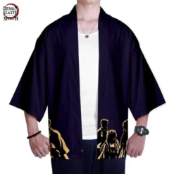Veste Demon Slayer Haori Kimetsu -Tueur De Démons Environnant haori jacket demon slayer demon slayer merch 853
