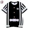 Chemise Demon Slayer Iguro Obanai Uniforme