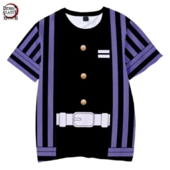 Chemise Demon Slayer Iguro Obanai Uniforme -Tueur De Démons Environnant iguro obanai shirt demon slayer merch 972