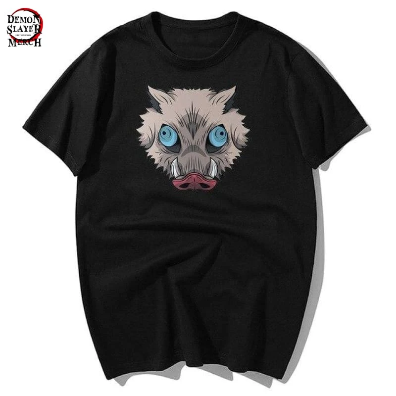 T-Shirt Demon Slayer Tête De Sanglier Inosuke 2 T-Shirt Demon Slayer Tête De Sanglier Inosuke – Image 2