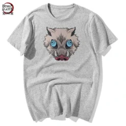T-Shirt Demon Slayer Tête De Sanglier Inosuke 12 T-Shirt Demon Slayer Tête De Sanglier Inosuke -Tueur De Démons Environnant inosuke boar head shirt demon slayer merch 992