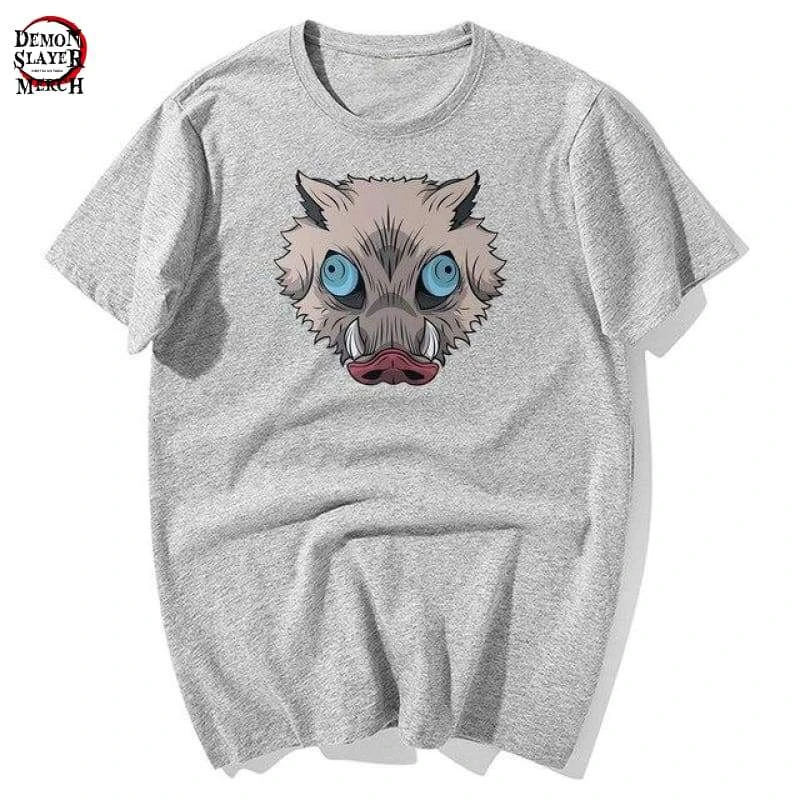 T-Shirt Demon Slayer Tête De Sanglier Inosuke 3 T-Shirt Demon Slayer Tête De Sanglier Inosuke – Image 3