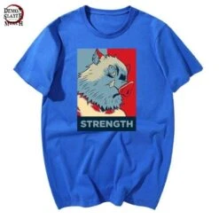 T-Shirt Demon Slayer La Force D'Inosuke Hashibira -Tueur De Démons Environnant inosuke hashibira t shirt demon slayer merch 107