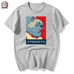 T-Shirt Demon Slayer La Force D'Inosuke Hashibira -Tueur De Démons Environnant inosuke hashibira t shirt demon slayer merch 296
