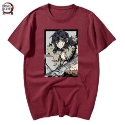 T-Shirt Demon Slayer Inosuke Kimetsu -Tueur De Démons Environnant inosuke t shirt demon slayer merch 401