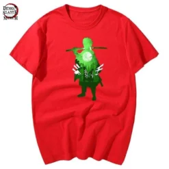 T-Shirt Demon Slayer Hunter -Tueur De Démons Environnant kimetsu no yaiba tanjiro shirt demon slayer merch 155