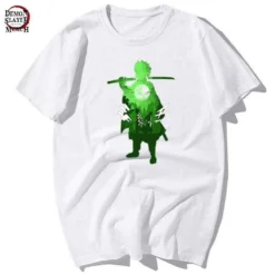 T-Shirt Demon Slayer Hunter -Tueur De Démons Environnant kimetsu no yaiba tanjiro shirt demon slayer merch 193