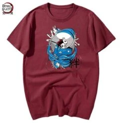 T-Shirt Demon Slayer Tanjiro Souffle De L'Eau 19 T-Shirt Demon Slayer Tanjiro Souffle De L'Eau -Tueur De Démons Environnant kimetsu no yaiba tanjiro t shirt demon slayer merch 162