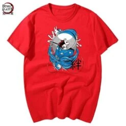 T-Shirt Demon Slayer Tanjiro Souffle De L'Eau 21 T-Shirt Demon Slayer Tanjiro Souffle De L'Eau -Tueur De Démons Environnant kimetsu no yaiba tanjiro t shirt demon slayer merch 463