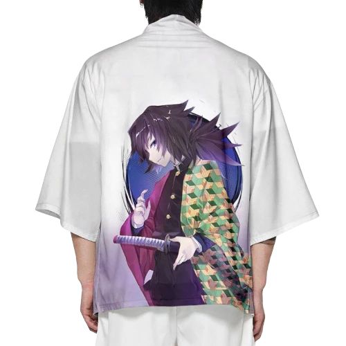 Kimono Demon Slayer Giyu Souffle De L'Eau 1 Kimono Demon Slayer Giyu Souffle De L'Eau