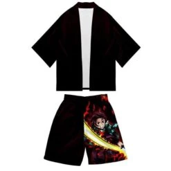 Kimono Demon Slayer Tenue Noir