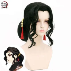 Cosplay Perruque Demon Slayer Musan Kibutsuji 9 Cosplay Perruque Demon Slayer Musan Kibutsuji -Tueur De Démons Environnant musan kibutsuji wig demon slayer merch 196