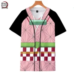 Maillot De Baseball Demon Slayer Nezuko Kamado