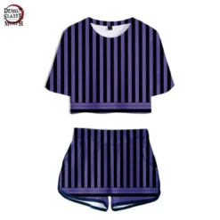 Tueur De Démons Environnant -Tueur De Démons Environnant obanai crop top demon slayer merch 255