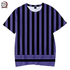 T-Shirt Demon Slayer Obanai Iguro -Tueur De Démons Environnant obanai pattern shirt demon slayer merch 475