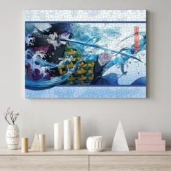 Puzzle Demon Slayer Pilier D'eau De Giyu -Tueur De Démons Environnant pic 005 fb60df2b 132b 48ee 81f6 fb87c02a89fd