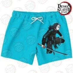 Maillot De Bain Demon Slayer Tanjiro Avec Masque -Tueur De Démons Environnant pic 011
